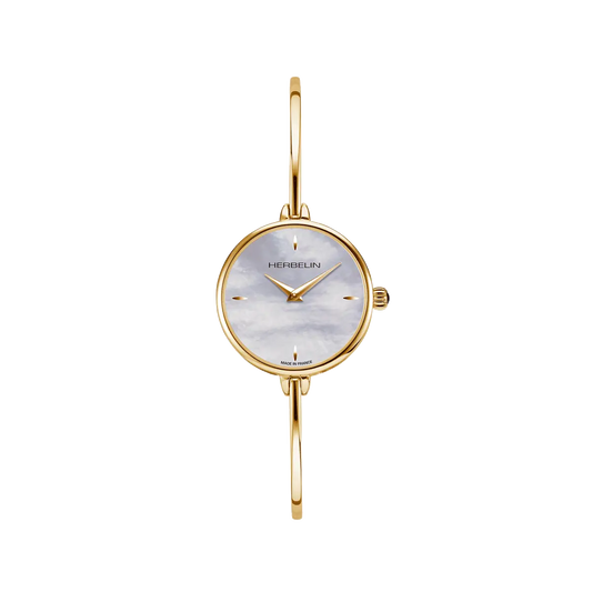 Michel Herbelin - Montre Fil Ronde Cadran Doré 17206BP19