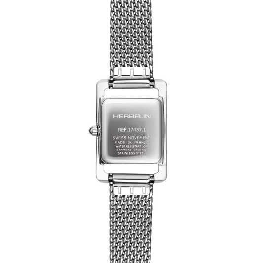 Michel Herbelin - Montre V AVENUE Maille Milanese Argent 17437AP29B