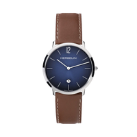 Michel Herbelin - Montre CITY en Cuir Marron 19515AP15GD