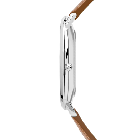 Michel Herbelin - Montre CITY en Cuir Marron 19515AP15GD