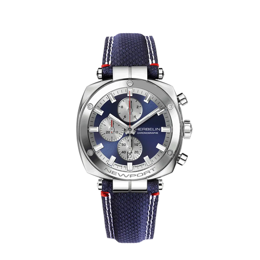 Michel Herbelin - Montre Newport Héritage Bleue