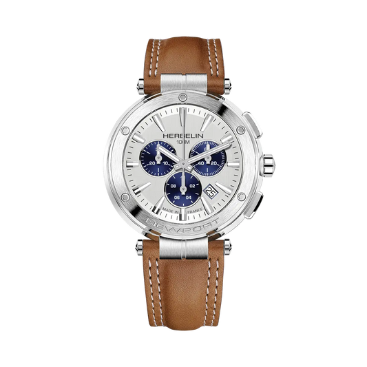 Michel Herbelin - Montre Newport Chrono Fond Argent