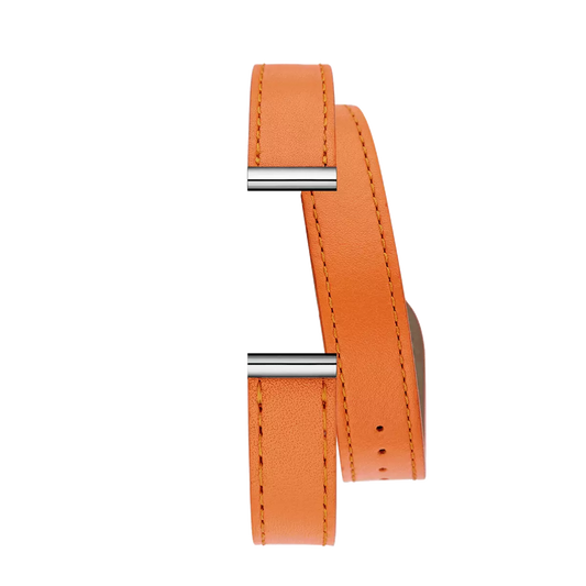 Michel Herbelin - Bracelet de Montre Double Tour Orange