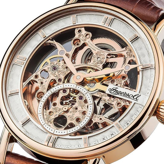 Montre Homme Ingersoll Automatique Cuir Marron