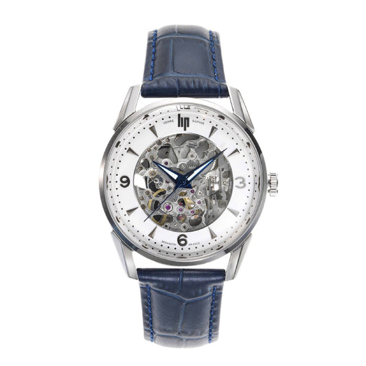 LIP - Montre Homme Himalaya Squelette Bleue