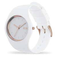 Ice Watch - Montre Silicone Blanc Rose Dorée Médium