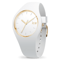 Ice Watch Montre Silicone Blanche et Dorée Small_Pixies
