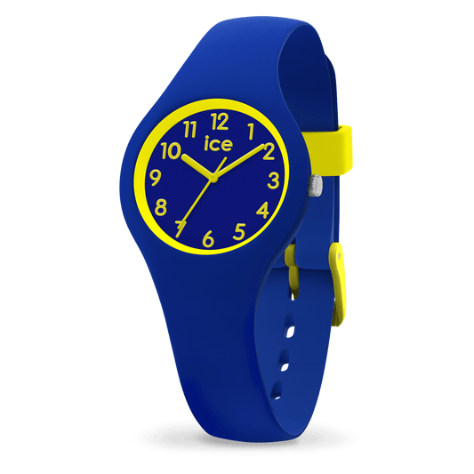 Ice Watch Montre Silicone Bleu & Jaune Small_Pixies