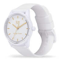 Ice Watch Montre Blanche Doré Solar Power Small_Pixies