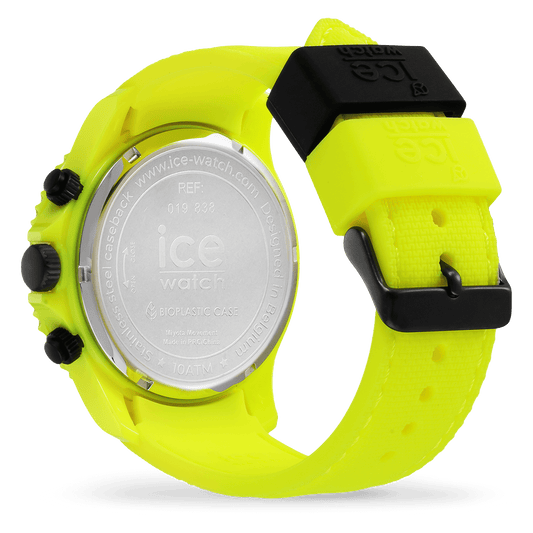 Ice Chrono Montre Silicone Jaune Neon Large_Pixies