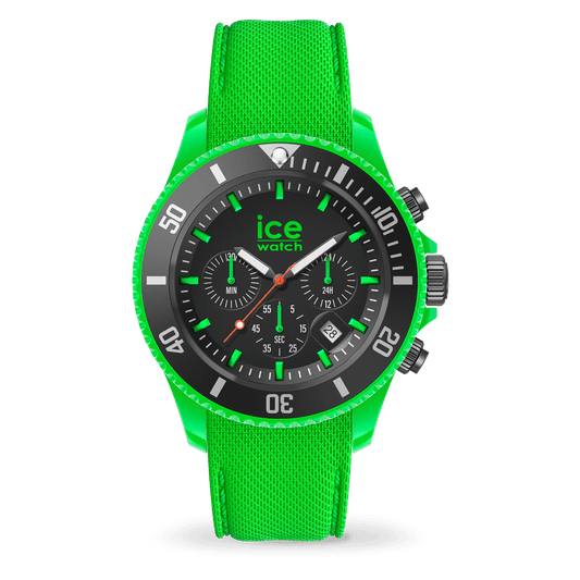 Ice Chrono Montre Silicone Vert Neon Large_Pixies