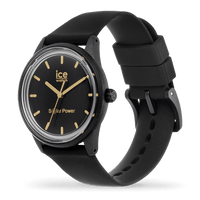 Ice Watch Montre Silicone Noir Doré Solar Power_Pixies