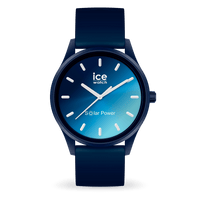 Ice Solar Power Montre Silicone Bleu Sunset Medium_Pixies