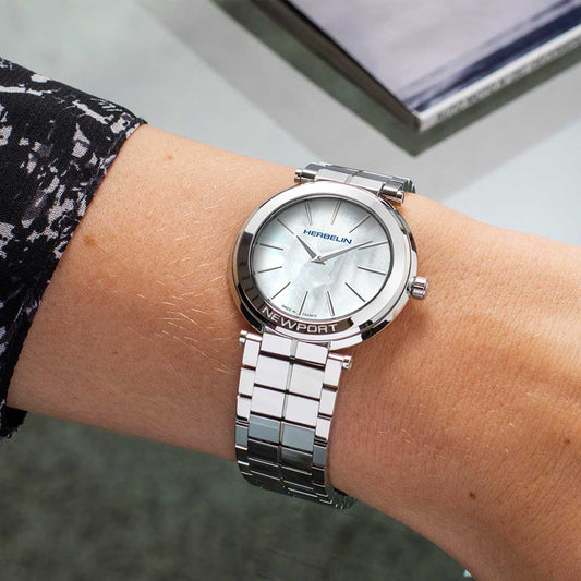 Michel Herbelin Montre Newport Slim Argentée_Pixies