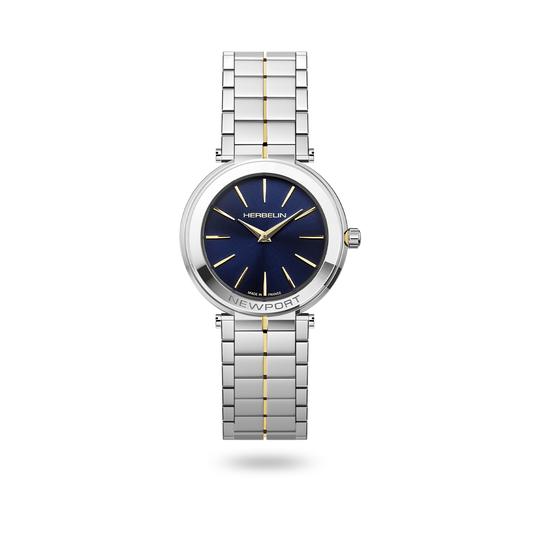 Michel Herbelin Montre New Sport Slim Cadran Bleu & Doré_Pixies