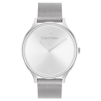 Calvin Klein Montre Timeless Maille Milanaise Grise_Pixies