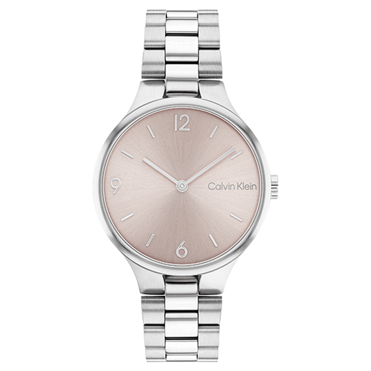 Calvin Klein Montre Timeless Rose & Bracelet Acier_Pixies