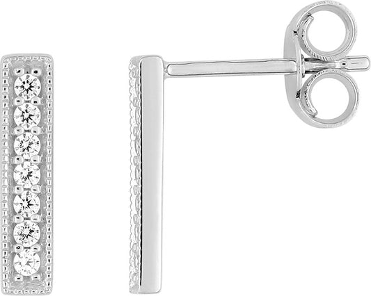 Pixies Boucles d'Oreilles Barrette Or Blanc_Pixies