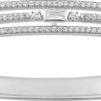 Bracelet Jonc Orné d'Oxydes Argent 925_Pixies