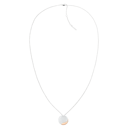 Calvin Klein Collier Pendentif Rond Bicolore_Pixies