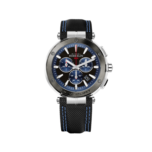 Michel Herbelin Montre Newport Chrono Fond noir_Pixies