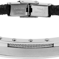 Bracelet Homme Tressé Cuir