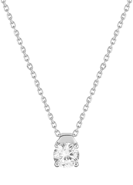 Pixies Collier Pendentif Oxyde Or Blanc_Pixies