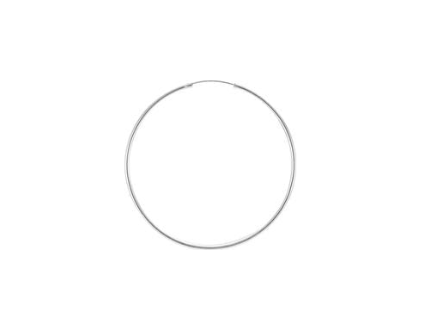 Boucles d'Oreilles Créoles Argent 925 60 mm_Pixies