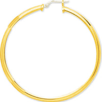 Pixies Créoles Lisses Or Jaune 45 mm_Pixies
