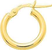 Pixies Créoles Lisses Or Jaune 10 mm_Pixies