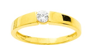 Pixies Bague Oxyde Or Jaune 375 Millièmes_Pixies