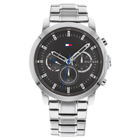 Tommy Hilfiger Montre Jameson Acier Cadran Noir_Pixies