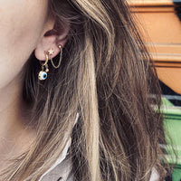 Boucles d'Oreilles Nazareth Zag Oeil Bleu_PIXIES BIJOUX