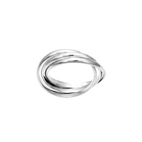 Pixies-Bague Alliance 3 Anneaux Argent 925/1000