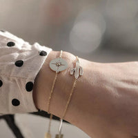 Zag Bijoux - Bracelet Aztèque Acier Doré_pixies bijoux