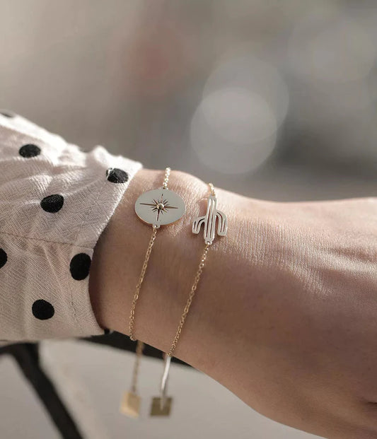 Zag Bijoux - Bracelet Aztèque Acier Doré_pixies bijoux