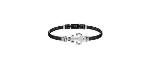 Bracelet Homme Ancre Acier
