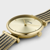 Cluse Montre La Triomphe Mesh Bicolore Dorée & Noire_Pixies
