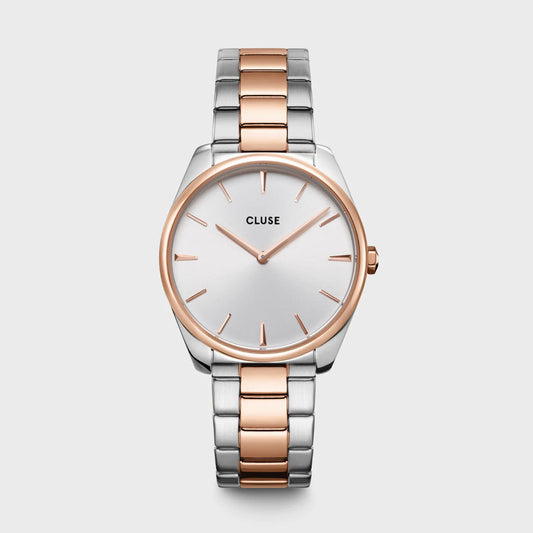 Cluse Montre La Féroce Steel Bicolore Rose Gold_Pixies