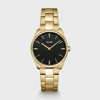 Cluse Montre La Féroce Petite Steel Dorée Cadran noir_Pixies