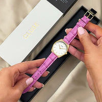 Cluse Montre La Féroce Petite Croco Rose_Pixies
