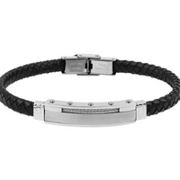 Bracelet Homme Tressé Cuir