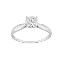 Pixies Bague Solitaire Or Blanc 375 Millièmes_Pixies