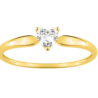 Bague oxyde coeur or jaune 375_pixies bijoux