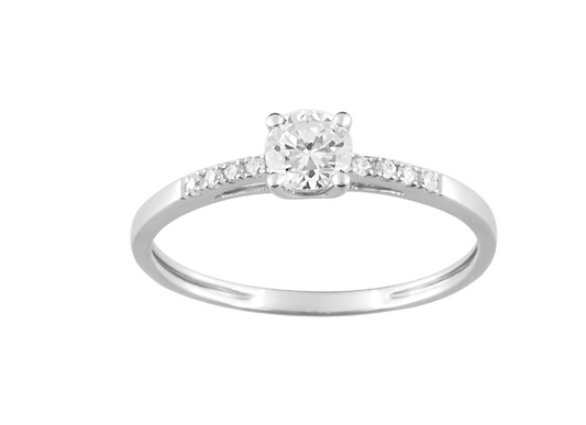 Pixies Bague De Fiançailles Solitaire 375 Millièmes_Pixies