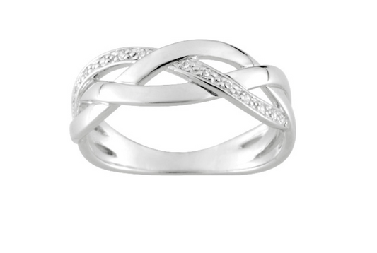 Bague Oxydes Entremêlés Argent 925_pixies bijoux