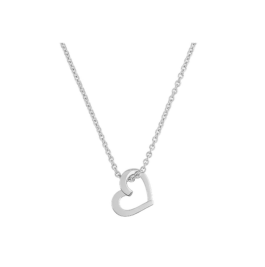 Pixies Collier Pendentif Coeur Argent 925_Pixies