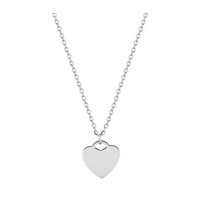 Collier Femme Acier Inoxydable "Design Coeur"