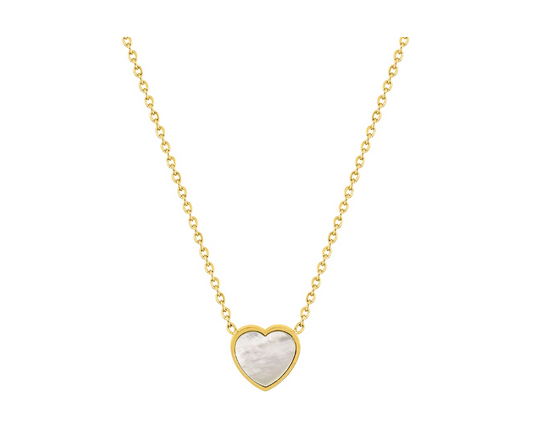 Collier Femme "Coeur" Acier Inoxydable