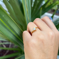 Bague Oxyde or jaune 375 millièmes_pixies bijoux